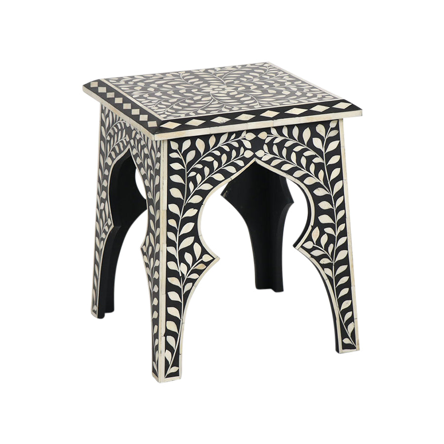 Black Bone Inlay Table