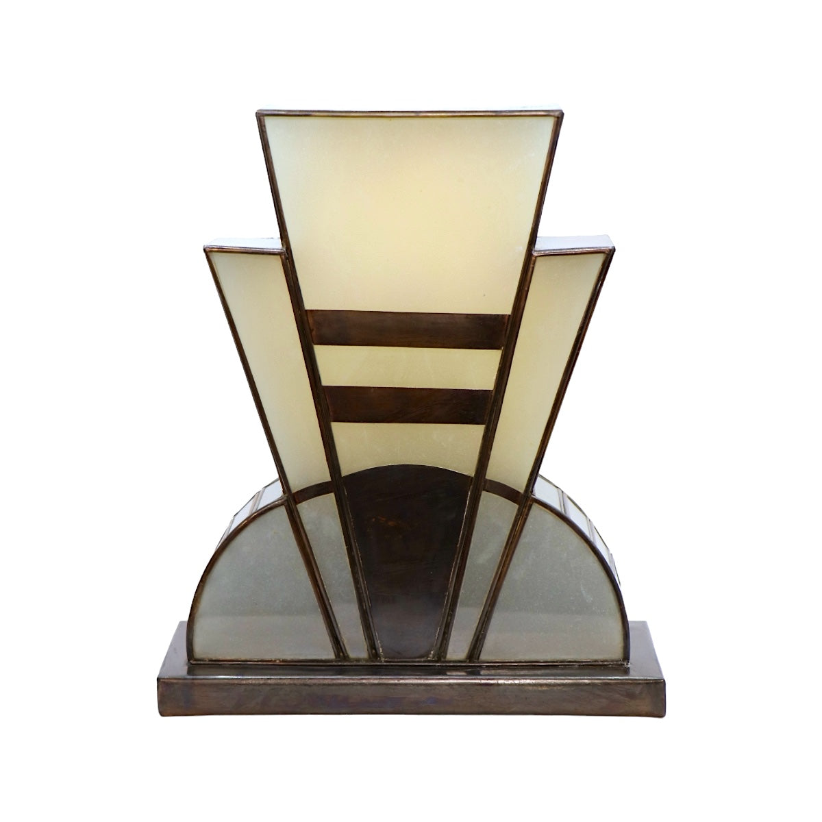 Art Deco Tiffany Stained Glass Lamp