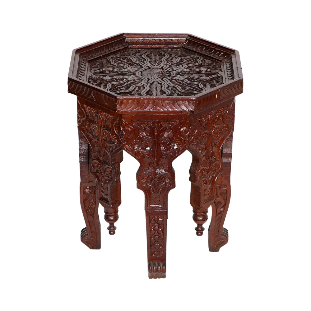 Moroccan Dark Wood Table