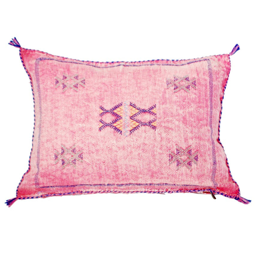Moroccan Throw Pillows- Dusty Pink Sabra Pillow