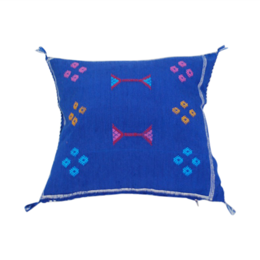 Sabra Throw Pillow, Cobalt  Blue 6