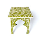 Olive Green Bone Inlay Table