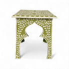 Olive Green Bone Inlay Table