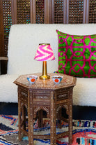 Pink Ikat Lampshade