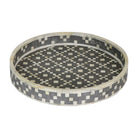 Bone Inlay Round Tray