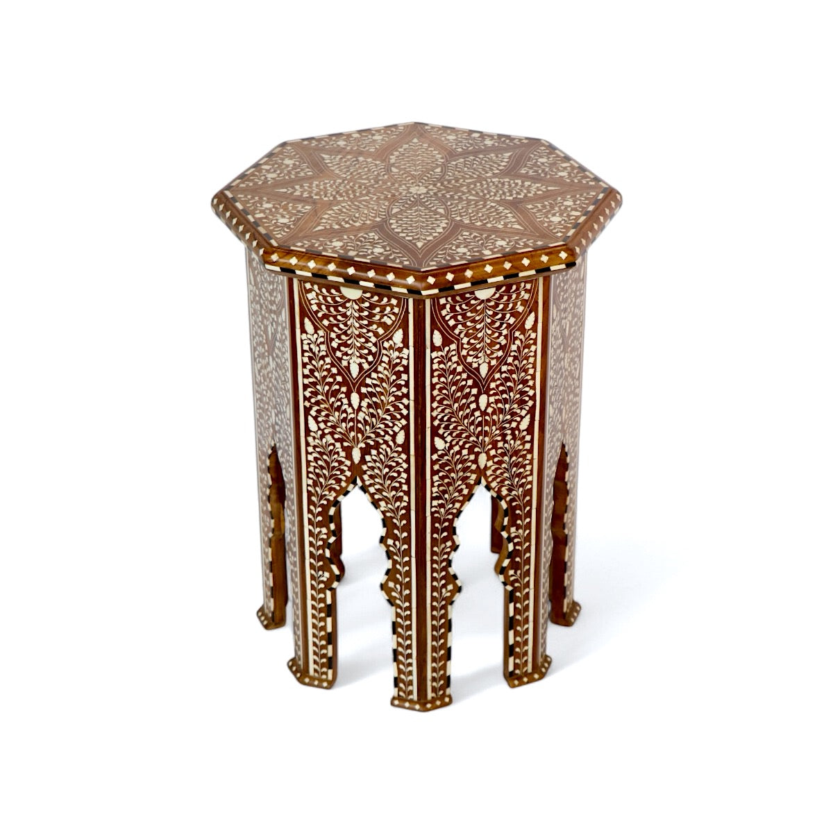 Royal Bone Inlaid Teak wood Table