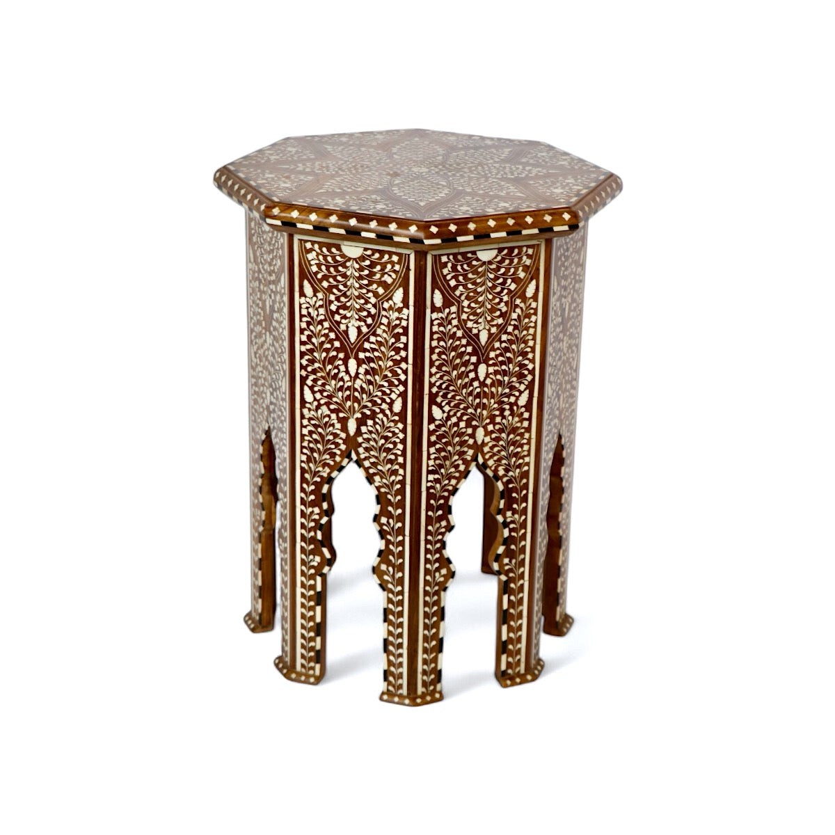 Royal Bone Inlaid Teak wood Table