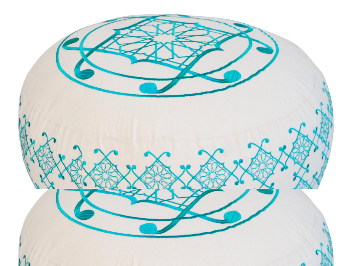 Selima Floor Pillow, Turquoise