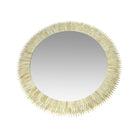 Sunburst Round Bone Inlay Mirror