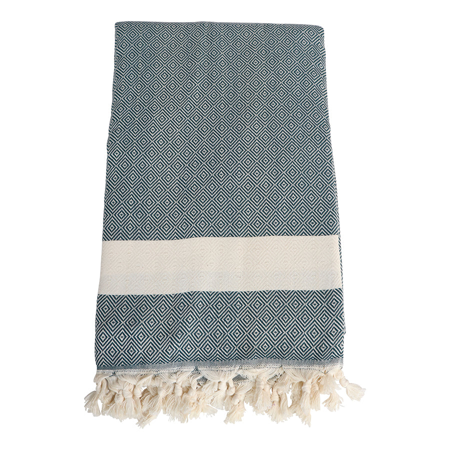 Turkish Towel Blanket- Green