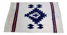 Blue & White Turkish Tribal Rug