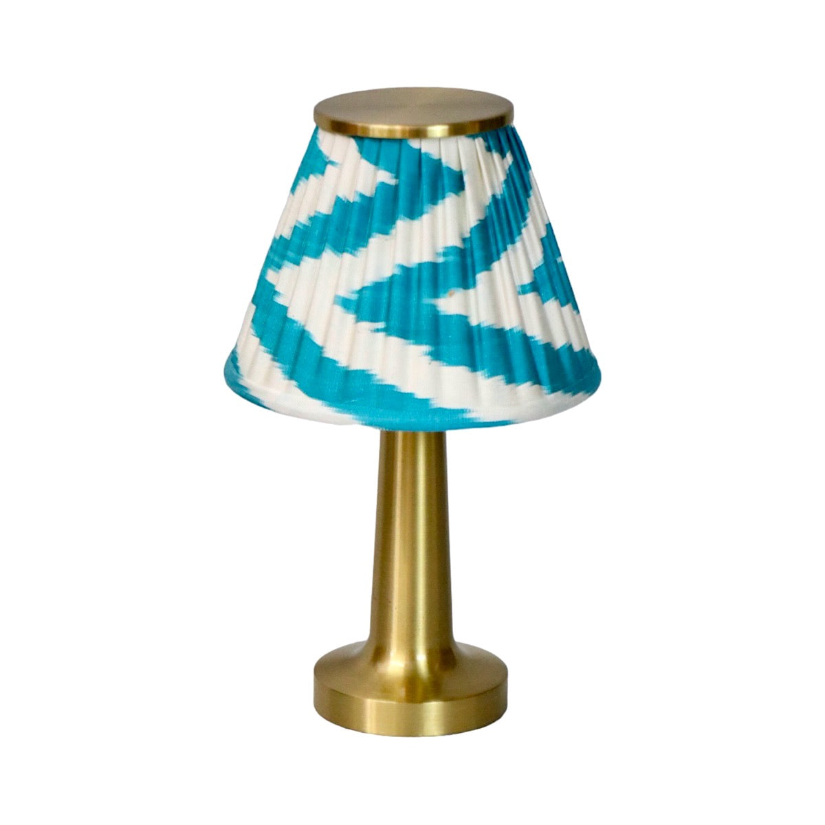 Turquoise Ikat Lampshade