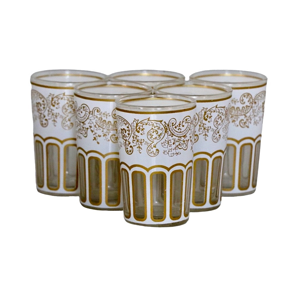 Moroccan White Tea Glasses
