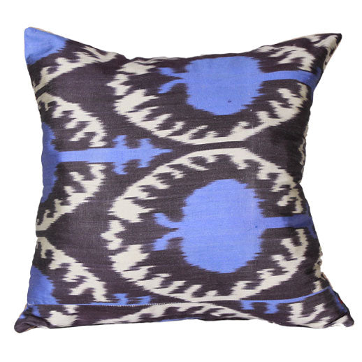 Aqua Ikat Pillow