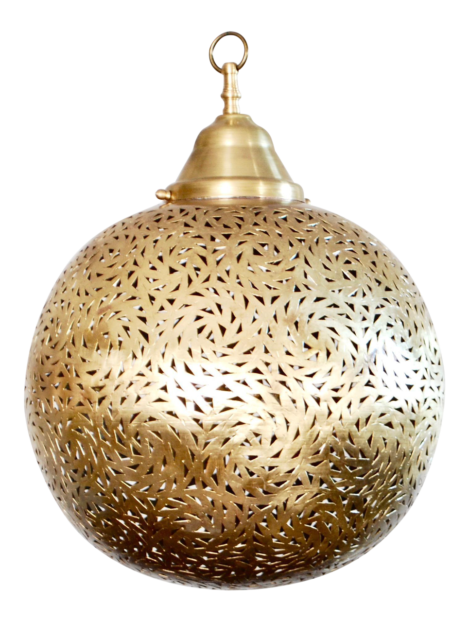 Moroccan Brass Hanging Pendant Lamp